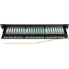 Goobay Patch Panel για Rack 1U 19" 24 Θυρών cat6a Μαύρο