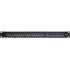 Goobay Patch Panel για Rack 1U 19" 24 Θυρών cat6a Μαύρο