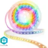 Nedis Αδιάβροχη Smart Ταινία LED Wi-Fi 24V RGB Φως 5m Τύπου SMD5050 με Τροφοδοτικό & Τηλεχειριστήριο