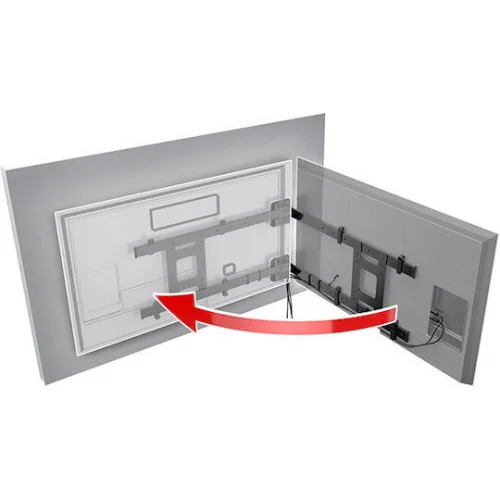 Meliconi 070-0609 Βάση Τηλεόρασης Τοίχου έως 82" και 70kg