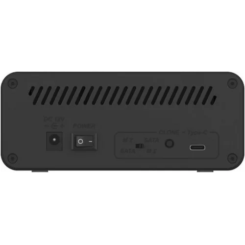 Icy Box Docking Station για 2 Σκληρούς Δίσκους SATA/PCIe M.2 (2260)" / M.2 (2280)" / M.2 (2242)" / 3.5" / 2.5" με σύνδεση USB-C (IB-2914MSCL-C31)