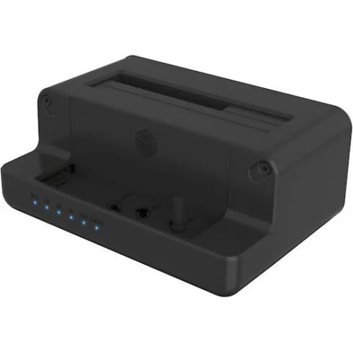 Icy Box Docking Station για 2 Σκληρούς Δίσκους SATA/PCIe M.2 (2260)" / M.2 (2280)" / M.2 (2242)" / 3.5" / 2.5" με σύνδεση USB-C (IB-2914MSCL-C31)
