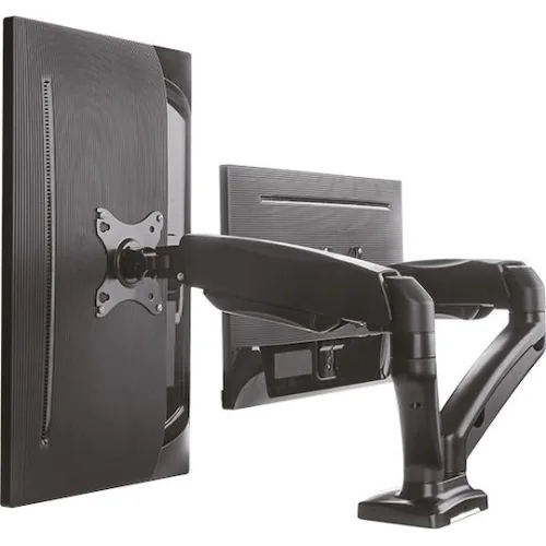 Icy Box Βάση Γραφείου για 2 Οθόνες έως 27" με Βραχίονα (IB-MS304-T)