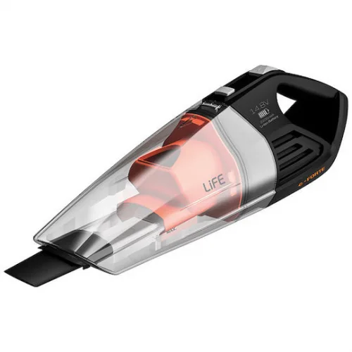Life e-FORTE Επαναφορτιζόμενο Σκουπάκι Χειρός 14.8V Μαύρο