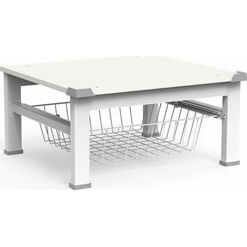 Meliconi Base Space Basket 070-0593 Βάση Πλυντηρίου/Στεγνωτηρίου από Πλαστικό με Συρτάρι 60x60εκ.