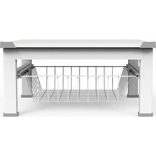 Meliconi Base Space Basket 070-0593 Βάση Πλυντηρίου/Στεγνωτηρίου από Πλαστικό με Συρτάρι 60x60εκ.
