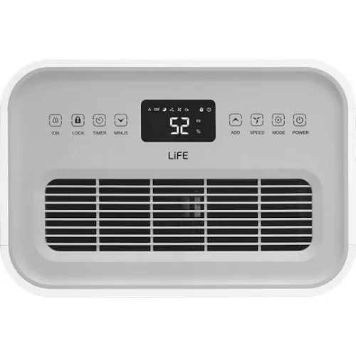 Life Twenty5 Αφυγραντήρας με Συμπιεστή και Ιονιστή 25lt Γκρι