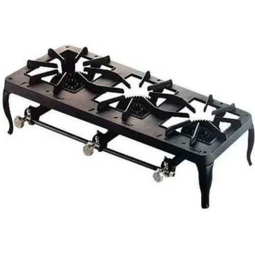 Foker Europa Εστία Υγραερίου Τριπλή 12kW 79x37x16.5cm