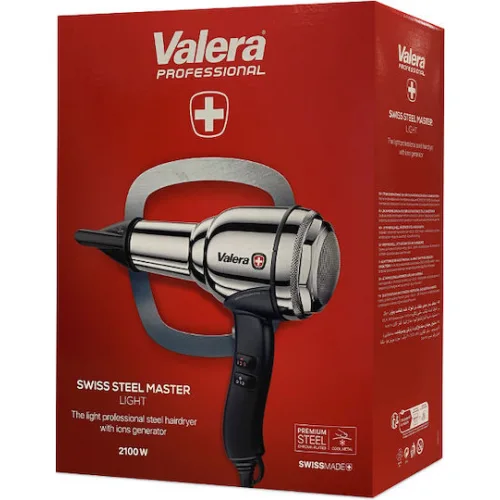 Valera Swiss Steel Master Light Chrome Πιστολάκι Μαλλιών με Φυσούνα 2100W Valera Swiss Steel Master Light Chrome Πιστολάκι Μαλλιών με Φυσούνα 2100W