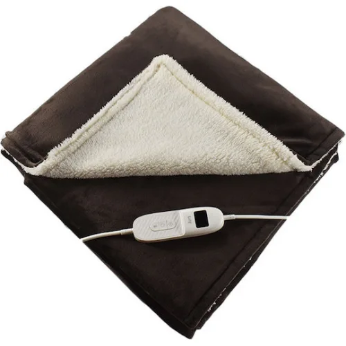 Life Cuddle Mocha Double Ημίδιπλη Ηλεκτρική Κουβέρτα Πλενόμενη Καφέ 160W 130x180εκ.