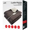 Life Cuddle Mocha Double Ημίδιπλη Ηλεκτρική Κουβέρτα Πλενόμενη Καφέ 160W 130x180εκ.