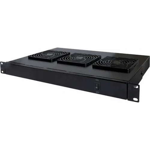 Intellinet Ράφι για 19" Rack 1U 3 Fan Unit Μαύρο