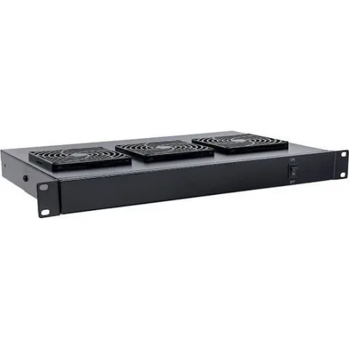 Intellinet Ράφι για 19" Rack 1U 3 Fan Unit Μαύρο