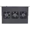 Intellinet Ράφι για 19" Rack 1U 3 Fan Unit Μαύρο