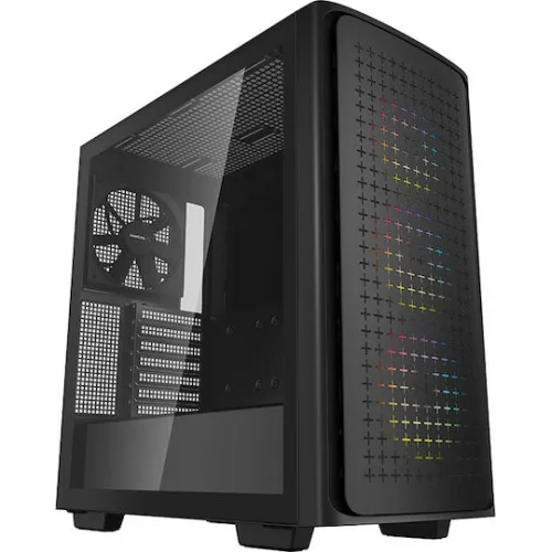 Deepcool CK560 Midi Tower Κουτί Υπολογιστή με Πλαϊνό Παράθυρο Μαύρο