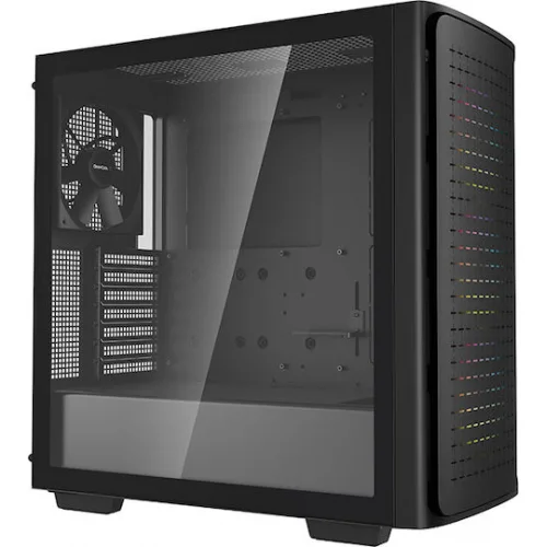 Deepcool CK560 Midi Tower Κουτί Υπολογιστή με Πλαϊνό Παράθυρο Μαύρο