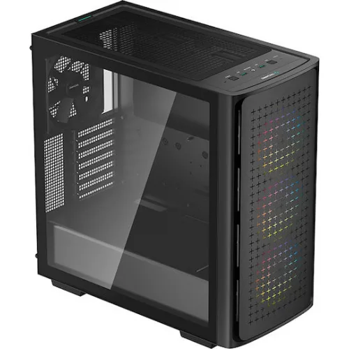 Deepcool CK560 Midi Tower Κουτί Υπολογιστή με Πλαϊνό Παράθυρο Μαύρο