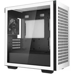 Deepcool CH370 Midi Tower Κουτί Υπολογιστή με Πλαϊνό Παράθυρο Λευκό