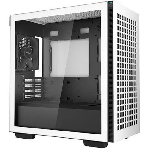 Deepcool CH370 Midi Tower Κουτί Υπολογιστή με Πλαϊνό Παράθυρο Λευκό