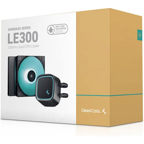 Deepcool LE300 Marrs Υδρόψυξη Επεξεργαστή Μονού Ανεμιστήρα 120mm για Socket AM4/AM5/1700/1200/115x με Πράσινο Φωτισμό