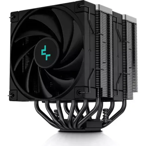 Deepcool AK620 Zero Dark Ψύκτρα Επεξεργαστή Διπλού Ανεμιστήρα για Socket AM4/AM5/1200/115x/1700