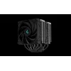 Deepcool AK620 Zero Dark Ψύκτρα Επεξεργαστή Διπλού Ανεμιστήρα για Socket AM4/AM5/1200/115x/1700