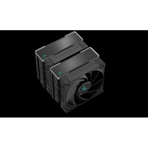 Deepcool AK620 Zero Dark Ψύκτρα Επεξεργαστή Διπλού Ανεμιστήρα για Socket AM4/AM5/1200/115x/1700