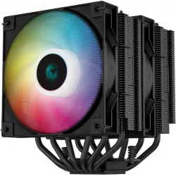 Deepcool AG620 BK ARGB Ψύκτρα Επεξεργαστή Διπλού Ανεμιστήρα για Socket AM4/AM5/1200/115x/1700
