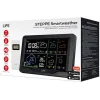Life Steppe 221-0362 Ασύρματος Μετεωρολογικός Σταθμός Ψηφιακός Επιτραπέζιος Μαύρος