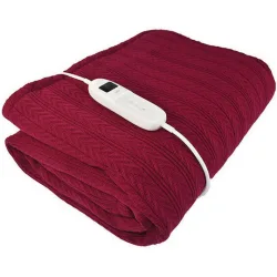 Life Villa Ruby Double Ημίδιπλη Ηλεκτρική Κουβέρτα Πλενόμενη Κόκκινη 160W 120x160εκ.