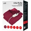 Life Villa Ruby Double Ημίδιπλη Ηλεκτρική Κουβέρτα Πλενόμενη Κόκκινη 160W 120x160εκ.