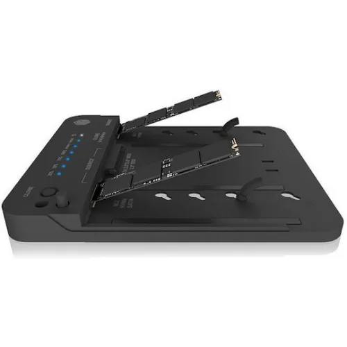 Icy Box Θήκη για 3 Σκληρούς Δίσκους 3.5" / M.2 / 2.5" SATA III / PCI Express NVME με σύνδεση USB 3.2