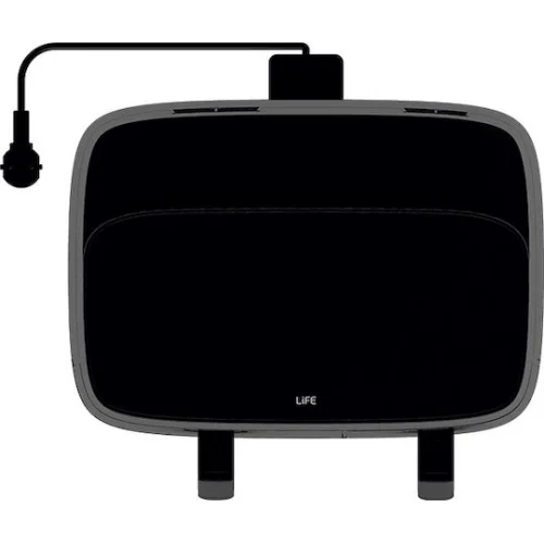 Life In Sync Air Fryer με Διπλό Αποσπώμενο Κάδο 8.6lt Ασημί