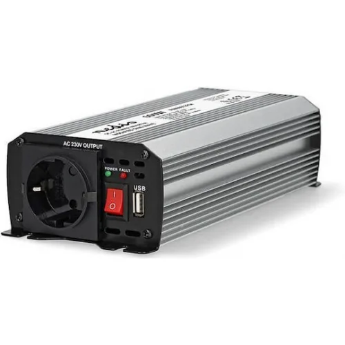 Nedis Inverter Αυτοκινήτου Τροποποιημένου Ημιτόνου 600W για Μετατροπή 12V DC σε 230V AC