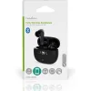 Nedis HPBT2450BK In-ear Bluetooth Handsfree Ακουστικά με Θήκη Φόρτισης Μαύρα