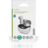 Nedis HPBT2450WT In-ear Bluetooth Handsfree Ακουστικά με Θήκη Φόρτισης Λευκά