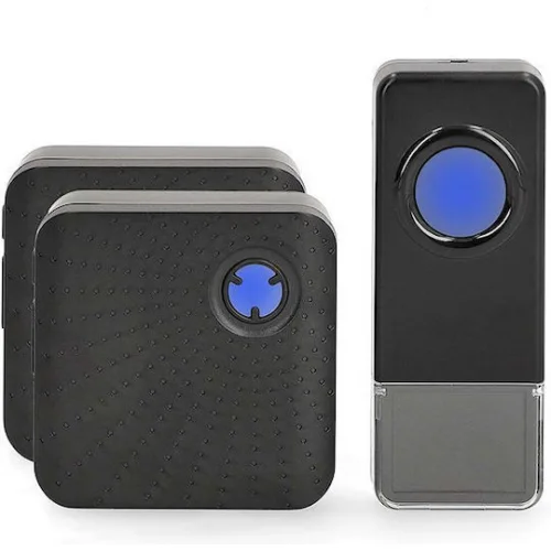 Nedis Ασύρματο Κουδούνι Πόρτας Μαύρο