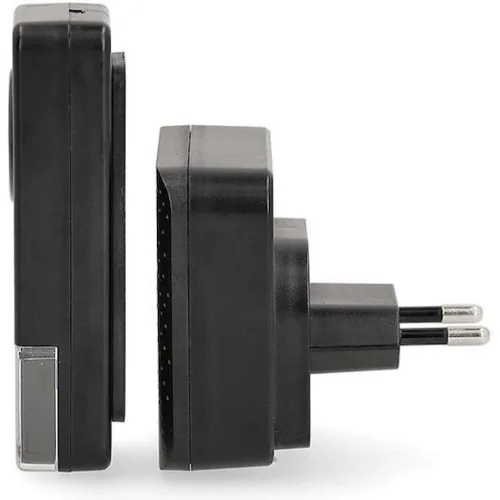 Nedis Ασύρματο Κουδούνι Πόρτας Μαύρο