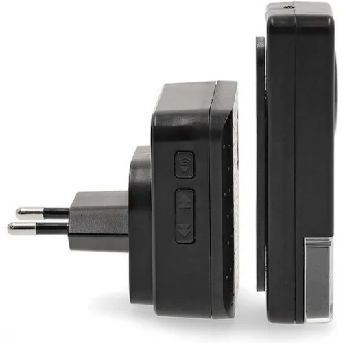 Nedis Ασύρματο Κουδούνι Πόρτας Μαύρο