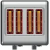 Life Brekky Φρυγανιέρα 4 Θέσεων 1500W Inox