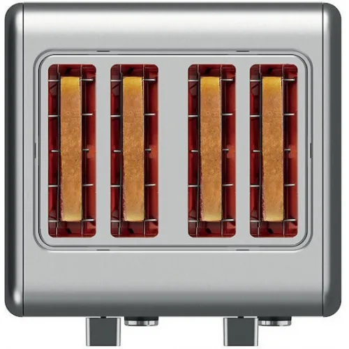 Life Brekky Φρυγανιέρα 4 Θέσεων 1500W Inox