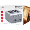 Life Brekky Φρυγανιέρα 4 Θέσεων 1500W Inox