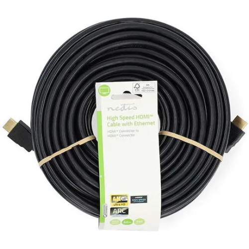 Nedis Cable HDMI male - HDMI male 20m Μαύρο
