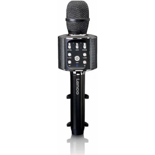 Lenco Ασύρματο Μικρόφωνο Karaoke σε Μαύρο Χρώμα Lenco Ασύρματο Μικρόφωνο Karaoke σε Μαύρο Χρώμα