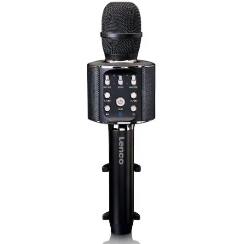 Lenco Ασύρματο Μικρόφωνο Karaoke σε Μαύρο Χρώμα Lenco Ασύρματο Μικρόφωνο Karaoke σε Μαύρο Χρώμα