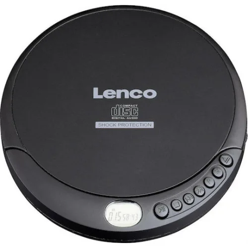 Lenco Φορητό Ηχοσύστημα με CD / Ραδιόφωνο σε Μαύρο Χρώμα