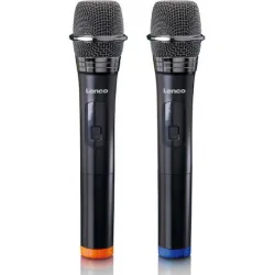 Lenco Ασύρματο Μικρόφωνο Karaoke Set of 2 σε Μαύρο Χρώμα Lenco Ασύρματο Μικρόφωνο Karaoke Set of 2 σε Μαύρο Χρώμα