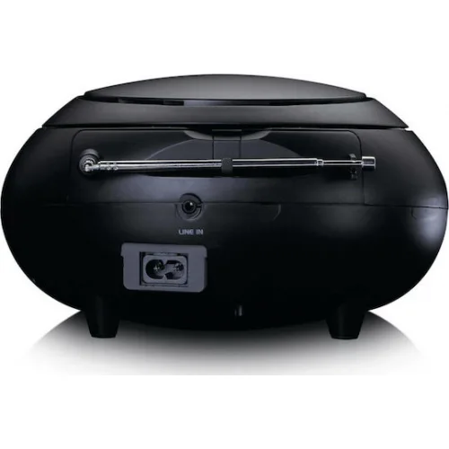 Lenco Φορητό Ηχοσύστημα SCD-331 με Bluetooth / CD / MP3 / USB / Ραδιόφωνο σε Μαύρο Χρώμα