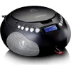 Lenco Φορητό Ηχοσύστημα SCD-331 με Bluetooth / CD / MP3 / USB / Ραδιόφωνο σε Μαύρο Χρώμα