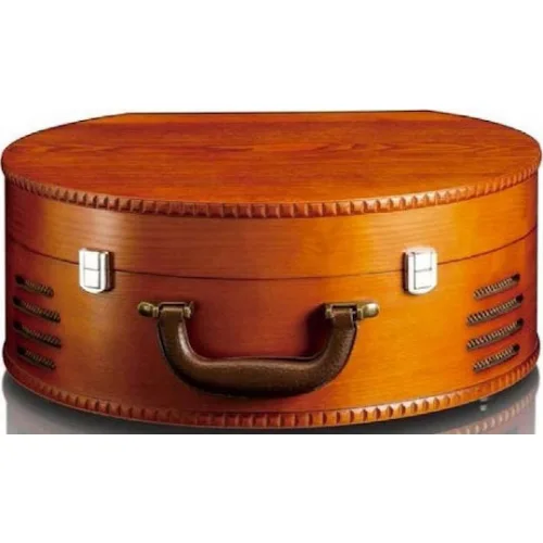 Lenco TT-34 TT-34 Βαλιτσάκι Πικάπ Belt Drive με Προενίσχυση και Ενσωματωμένα Ηχεία Καφέ